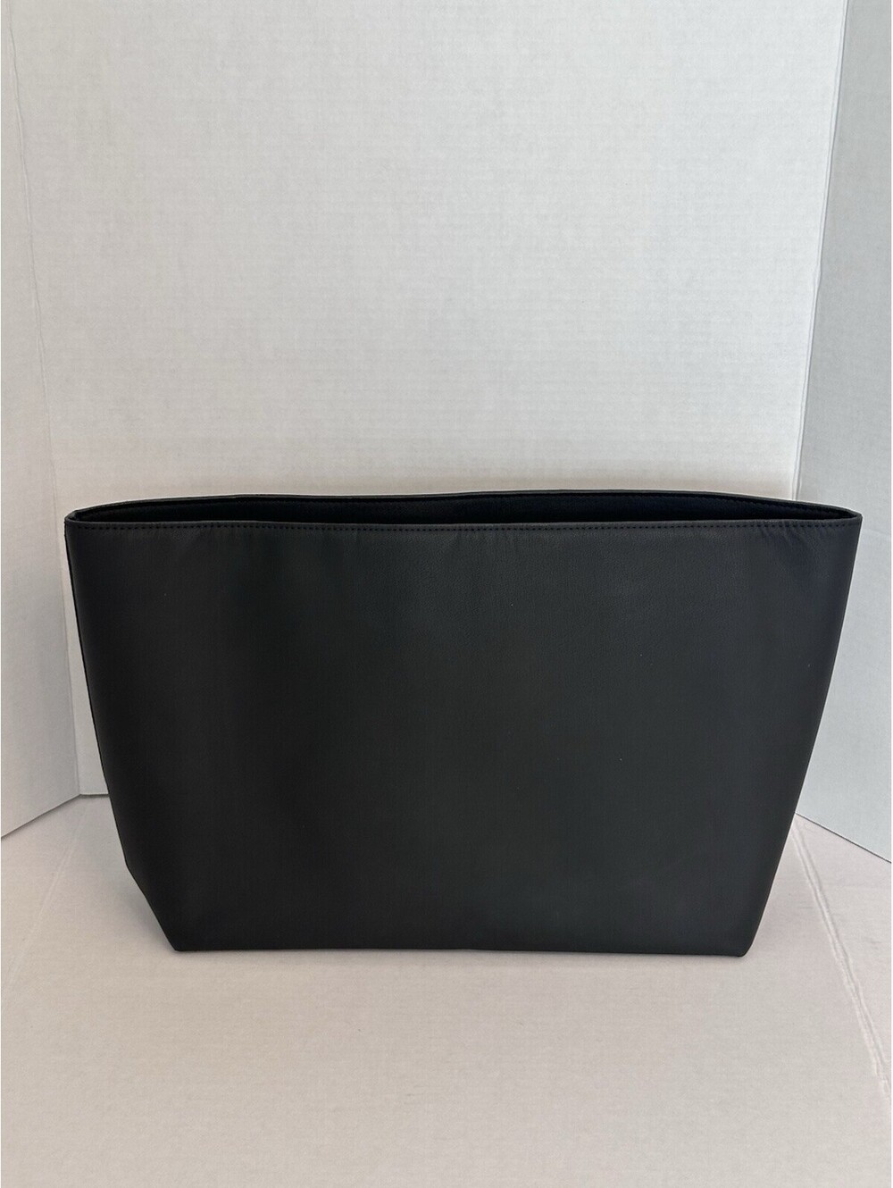 Cuyana Leather Tote organizer insert Black Handbag Purse